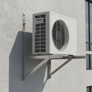 ขายึดแอร์ติดผนังสำหรับยูนิตภายนอกแบบมินิสปลิต  แบบสามเหลี่ยม  ใช้ได้กับแอร์ทั่วไป - Product Image 4