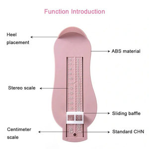 Medidor de longitud de pie para bebés, regla para medir el tamaño de zapatos para niños pequeños, herramientas para ajustar el calzado de niños y niñas - Product Image 5