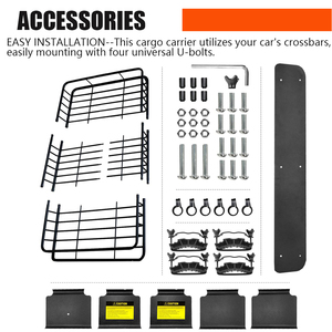 Canasta Portaequipajes para Techo de <span class=keywords><strong>Auto</strong></span>, 150 lb, Acero Resistente, Expandible, Universal para SUV y Camionetas - Product Image 4