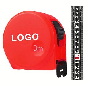 Ruban à mesurer promotionnel personnalisé 5m 10m portable épaissi noir et or en acier avec logo couleur personnalisé imprimé en sérigraphie - Product Image 1