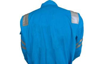 Ruban Réfléchissant Argenté Haute Visibilité <span class=keywords><strong>FR</strong></span> 100% Coton Sergé Ignifuge Imperméable Antistatique Anti-rayonnement Personnalisé - Product Image 5