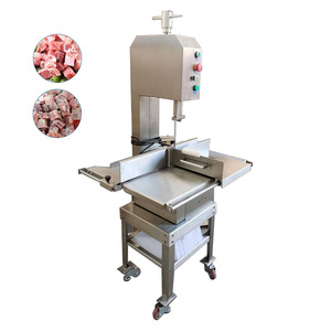Scie à os professionnelle tout inox de type 350 pour la découpe efficace de viande et d'os congelés, idéale pour les commerces et les restaurants. - Product Image 5