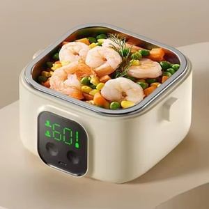 2025 OEM Portable Smart USB Rechargeable Heart Shape 500ml Stainless Steel Heated <b>Baby</b> Food Container with 8-Hour Insulation - Product Image 1