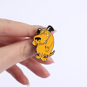 Spilla Smaltata del Cane <span class=keywords><strong>Giallo</strong></span> Malizioso da Animazione Comica, Divertente Distintivo per Abbigliamento, Regalo di Gioielleria - Product Image 4