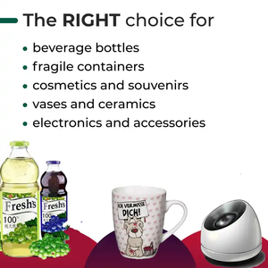 Protector de Bordes Ecológico de Material PA+PE, Botella de 750 ml, Rollo de Envoltura de Aire Inflable, Embalaje de Burbujas, Columna de Aire para Protección de Vino - Product Image 6