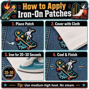 Patchs brodés thermocollants ou à coudre sur le thème du skateboard : Grind, <span class=keywords><strong>Vert</strong></span>, Ramp, Street, Pool, Crew - Product Image 5