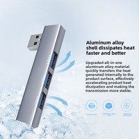 Sağ Tarafa Uyumlu USB Bölücü Dock, USB'den USB 3.0'a Dönüştürücü, Dizüstü Bilgisayar Genişletme Dock'u, Dörtü Bir Arada HUB ODM OEM