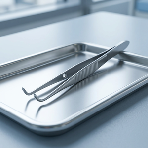 Surgical Forceps Full Curved 1x2 Teeth General Surgery Instrument CE Certified Manual Class I With Your <b>Own</b> Logos - Product Image 2