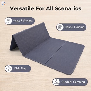 Tapete de <span class=keywords><strong>Yoga</strong></span> Plegable de <span class=keywords><strong>TPE</strong></span>, Resistente al Agua y Antideslizante, para Pilates, <span class=keywords><strong>Yoga</strong></span>, Hot <span class=keywords><strong>Yoga</strong></span>, Ejercicio, Equipo de Gimnasio Portátil, Superventas - Product Image 2