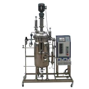 Équipement de fermentation ADC standard GMP 10L-50L bioréacteurs de cellules de mammifère CIP SIP/tension 220V avec composants de base PLC - Product Image 1