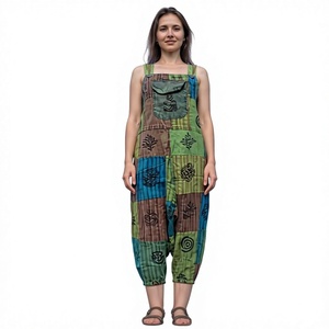 Nouvelle Combinaison Mini Élégante en Coton Écologique pour Femme, Barboteuse d'Été au Design Vintage, Taille Haute, Confortable et Respirante - Product Image 1