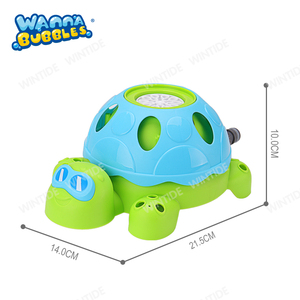 Máquina de Burbujas Automática 2 en 1 WANNA BUBBLES, Lanzador de Agua y Burbujas con Forma de Tortuga, de Plástico, para Niños, Uso en Exteriores - Product Image 6