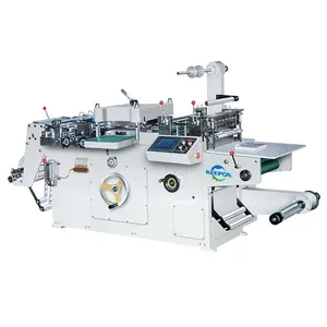 High Speed Automatic Flatbed Sticker Label Die Cutting Machine Roll to Sheet