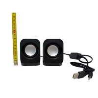 Altavoz Mini con Cable T-WOLF S10, Altavoz Pequeño para Computadora, Altavoz Portátil Económico, Altavoz USB con Audio de 3.5 mm para Computadora de Escritorio, Laptop, PC