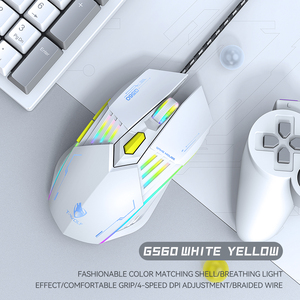 Tiện ích mới T-WOLF chuột có dây G560 6 phím có thể điều chỉnh DPI đèn thở bốn màu Chuột Game Thủ mô hình riêng - Product Image 6