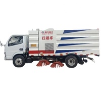 Balayeuse de voirie compacte CLW 5500L, balayeuse de voirie à 6 roues pour rues