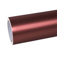 Film de protection de peinture TPU auto-cicatrisant thermique, super hydrophobe, mat, rouge vent, pour véhicule