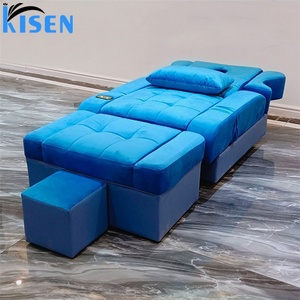 เก้าอี้นวดไฟฟ้า Kisen Luxury 110V 220V สีชมพู ขาว น้ำเงิน สำหรับทำเล็บเท้าและสปา เหมาะสำหรับร้านเสริมสวย - Product Image 6
