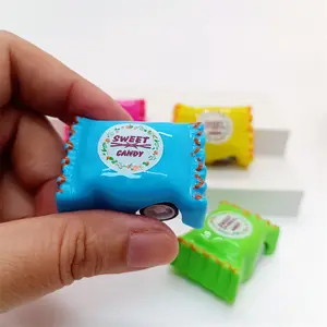 Fun Plastic Cartoon Cute Food Style Series Mini Sweet Candy Small Toy Car Kids Pull Back Inertia Cars For Kid Gift