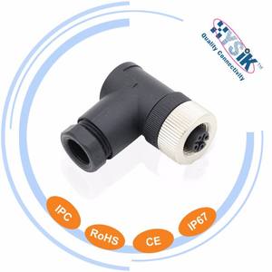 SACC-MR-5CON-PG7 <span class=keywords><strong>Sco</strong></span> Ip68 Luchtvaart M12 Haakse Plug Schroef Verbinding Velddraad M12 Vrouwelijke Mannelijke M12 Kabel Connector - Product Image 2