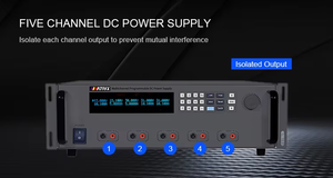 Alimentation électrique à découpage CC réglable sur banc, haute précision, cinq canaux, essentielle pour les ingénieurs, MATRIX 450W 750W 900W - Product Image 4