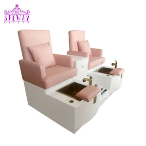5 places bébé <span class=keywords><strong>rose</strong></span> Salon sans tuyau Jet <span class=keywords><strong>pied</strong></span> Spa pédicure <span class=keywords><strong>chaise</strong></span> Ventilation pédicure pieds chaises avec bol doré - Product Image 4
