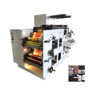 Easy To Operate UV Drying Labels And Paper Printing Slitting Machine With Turret Collection
