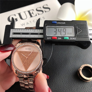 Đồng hồ thạch anh nữ phong cách Hàn Quốc phong cách học sinh trung học Mori nghệ thuật tươi mới phong cách học viện tam giác Ngược đính kim cương - Product Image 5