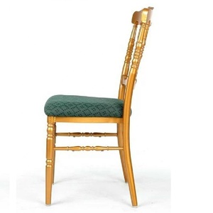 Chaise Napoleon Chateau en Aluminium Doré QL800G avec Coussin Fixe Portable Durable pour Salon Appartement Hôpital Villa - Product Image 2