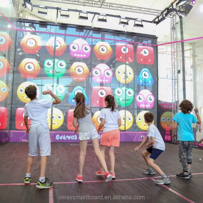 Virtual Realities Amusement Park Equipment Combined Screens Wall Game Equipment Interactive Projection Game Immersive Room Kids
