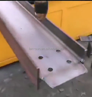 Máquina de corte robótica de haz en H, cortador de plasma para tela de vigas de acero