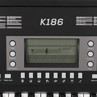 K186 New Quality Aierke 61 Key Multifunctional Lcd Teaching Electronic Organ Keyboard Musical Instruments