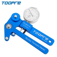TOOPRE Set roda pengoreksi sepeda, aksesori pit pengukur tegangan aluminium Aloi, alat koreksi Rib cincin penyesuaian kawat
