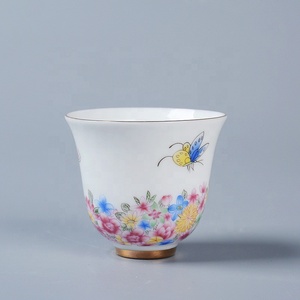 New Product Porcelain Mug Enamel Ceramic <strong>Tea</strong> Cup Flower <strong>Tea</strong> <strong>Set</strong> Cup <strong>Gift</strong> Customization for Home Hotel Restaurant <strong>Gift</strong> - Product Image 4