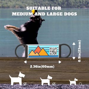 <span class=keywords><strong>Collar</strong></span> de silicona suave para perros, funda de etiquetas de aire para mascotas, Etiqueta de perro de metal de silicona barata personalizada