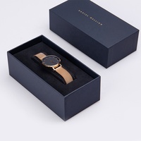 Boîte à montre de luxe personnalisée en carton vide avec logo sur mesure