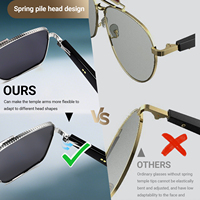 Nuevas Gafas de Sol Inteligentes AT-30 para Hombre, con Audio Inalámbrico BT, Música, Magnéticas, Anti-Luz Azul, Auriculares Inteligentes