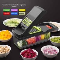 Fabriek Groothandel 14 1 Multifunctionele Keuken Accessoires Voedsel Cutter Vegetarische Ui Chopper Mandoline Slicer Nieuwe Groente
