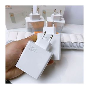 Phổ Đúng 120W Tường Dữ Liệu Sạc EU <span class=keywords><strong>Power</strong></span> Adapter Sạc Với Sạc Nhanh 6A Loại C Cáp Dữ Liệu Cho Xiaomi Xiaomi Huawei - Product Image 1