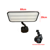 Lampe de débosselage sans fil automatique 600x200 avec 9 LED, adaptateur et batterie, outils de réparation automobile réglables
