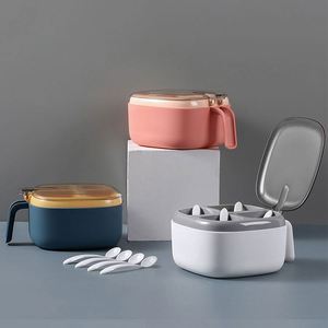 Offre Spéciale nordique quatre compartiments cuisine ménage quatre grille boîte à épices multifonctionnel assaisonnement boîte assaisonnement boîte 4 en 1 - Product Image 6