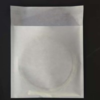 Sac en papier glassine biodégradable et recyclable personnalisé, sac en glassine compostable pour vêtements, sac en papier glassine pour emballage, papier enduit de cire