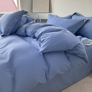 Juego de Ropa de Cama de Jacquard Cepillado 100% Algodón al por Mayor para Hoteles y Hogares, Diseño Minimalista con Lazo, Acogedor - Product Image 4