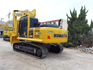 Excavadoras de movimiento de tierra Komatsu de 20 toneladas usadas, excavadora de oruga con bomba hidráulica, máquina de construcción en comercio - Product Image 4