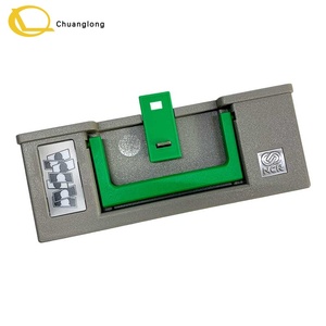 Cubierta del compartimento de purga cerrado del cassette de rechazo NCR S1 con cerradura y asa, cubierta frontal 2040000217 4450693308 445-0693308 ATM Selfserv - Product Image 2