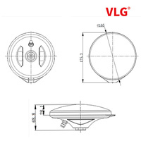 Antena GNSS de banda completa L1 L2 L5 L para GPS, BDS, GLONASS, Galileo, IRNSS