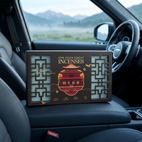 Nouvelle Série de Parfums de Luxe Style Chinois – Désodorisant Voiture Silencieux et Confortable en Boîte Plastique Solide – Parfum Longue Durée Élimination des Odeurs