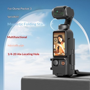 Support magnétique pliable compatible <span class=keywords><strong>Osmo</strong></span> Pocket <span class=keywords><strong>3</strong></span>, base à angle réglable, <span class=keywords><strong>accessoires</strong></span> de bureau multifonctions - Product Image 2