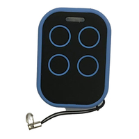 Télécommande de garage en plastique à 4 boutons avec code fixe, code roulant et code d'apprentissage, 433,92 MHz, portée de 100 m