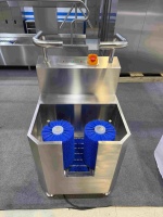 Mini Lave-chaussures en Acier Inoxydable, Machine Compacte pour Nettoyer les Chaussures dans les Espaces Étroits des Usines Agroalimentaires
